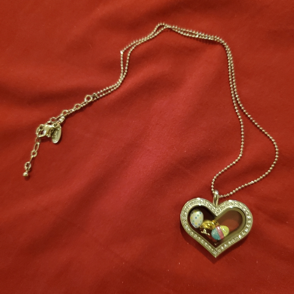 Easter locket necklace